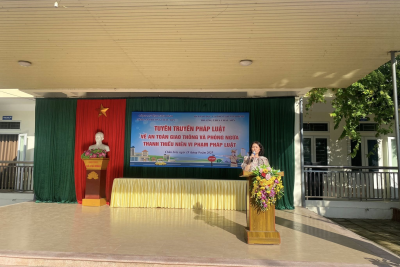 Sáng ngày 15/9/2025 tại Trường THCS Châu Sơn đã diễn ra buổi tuyên truyền pháp luật về an toàn giao thông và phòng ngừa thanh thiếu niên vi phạm pháp luật, do Công an tỉnh Ninh Bình, Công an phường Châu Sơn phối hợp cùng nhà trường tổ chức.