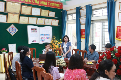 ĐOÀN CÔNG TÁC UBND TỈNH VỀ KIỂM TRA ISO TẠI TRƯỜNG THCS CHÂU SƠN (NINH BÌNH) 🌸